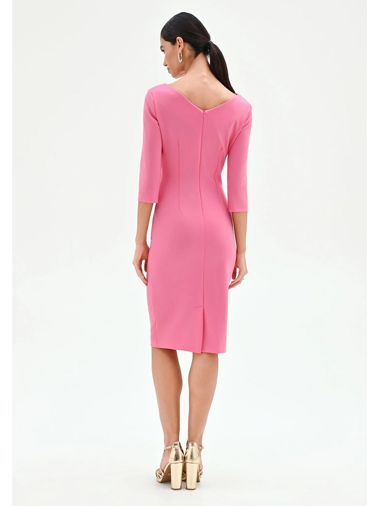 VESTIDO TUBO DRAPEADO