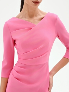 VESTIDO TUBO DRAPEADO