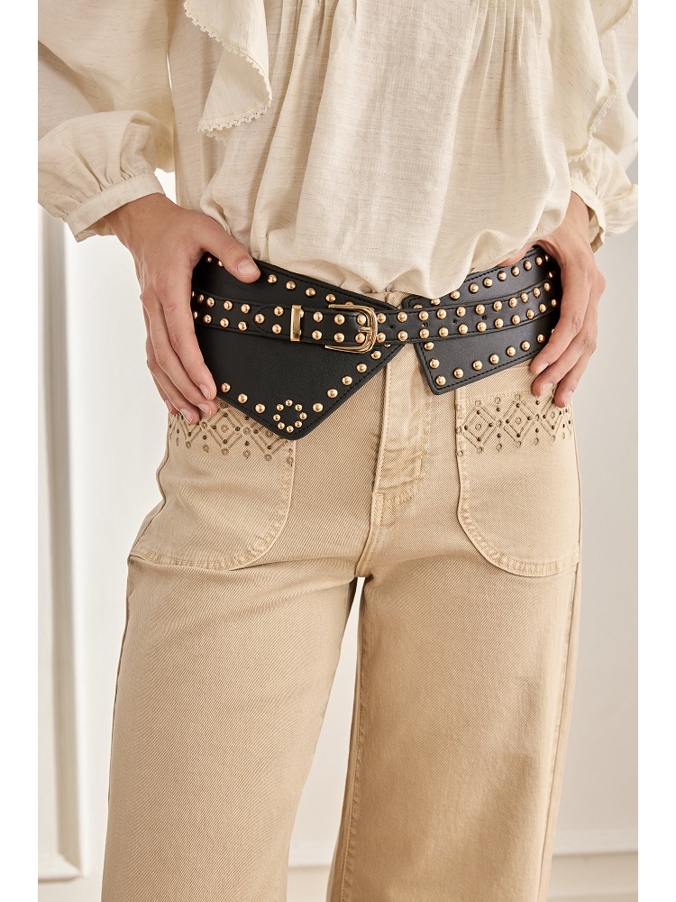 CINTURON FAJIN CON TACHUELAS 2