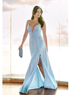 VESTIDO LARGO PUNTO LUREX