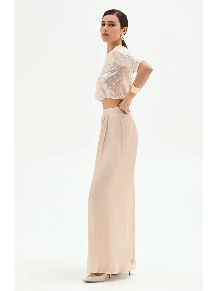 PANTALON PALAZZO SATEN
