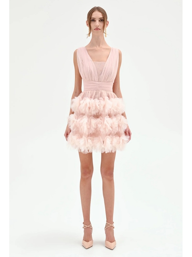 VESTIDO CORTO FALDA TUL 2