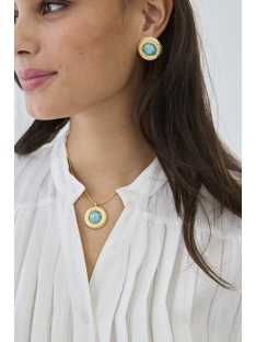 SET COLGANTE Y PENDIENTE CON PIEDRA CENT