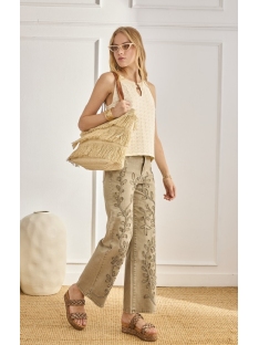 SHOPPER RAFIA Y FLECOS ASA Y TIRA PIEL