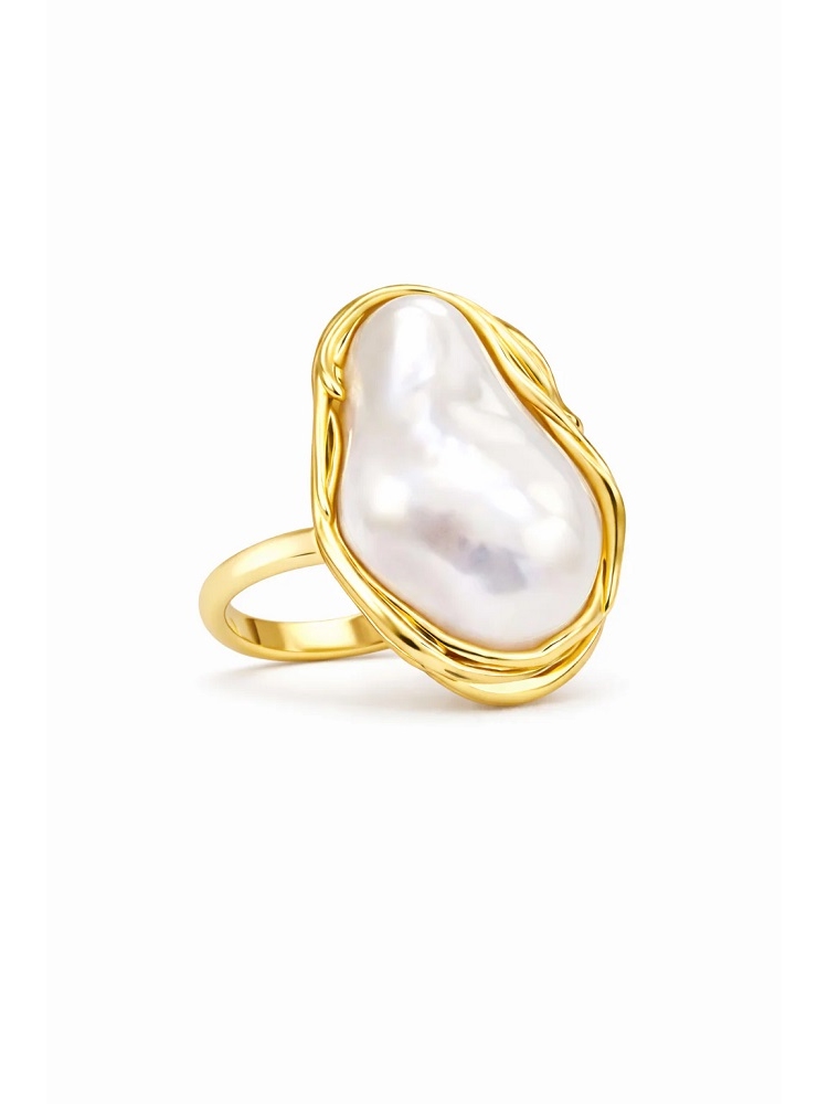 ANILLO PERLA BARROCA 2