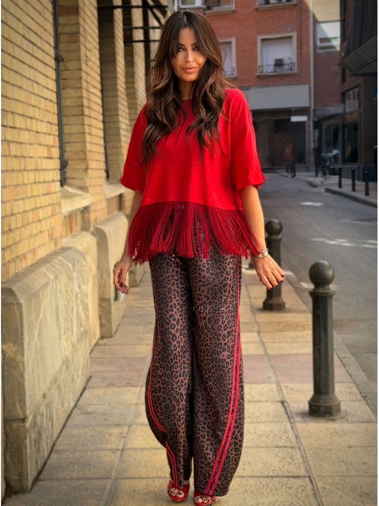 PANTALON LEOPARDO RAYA LATERAL