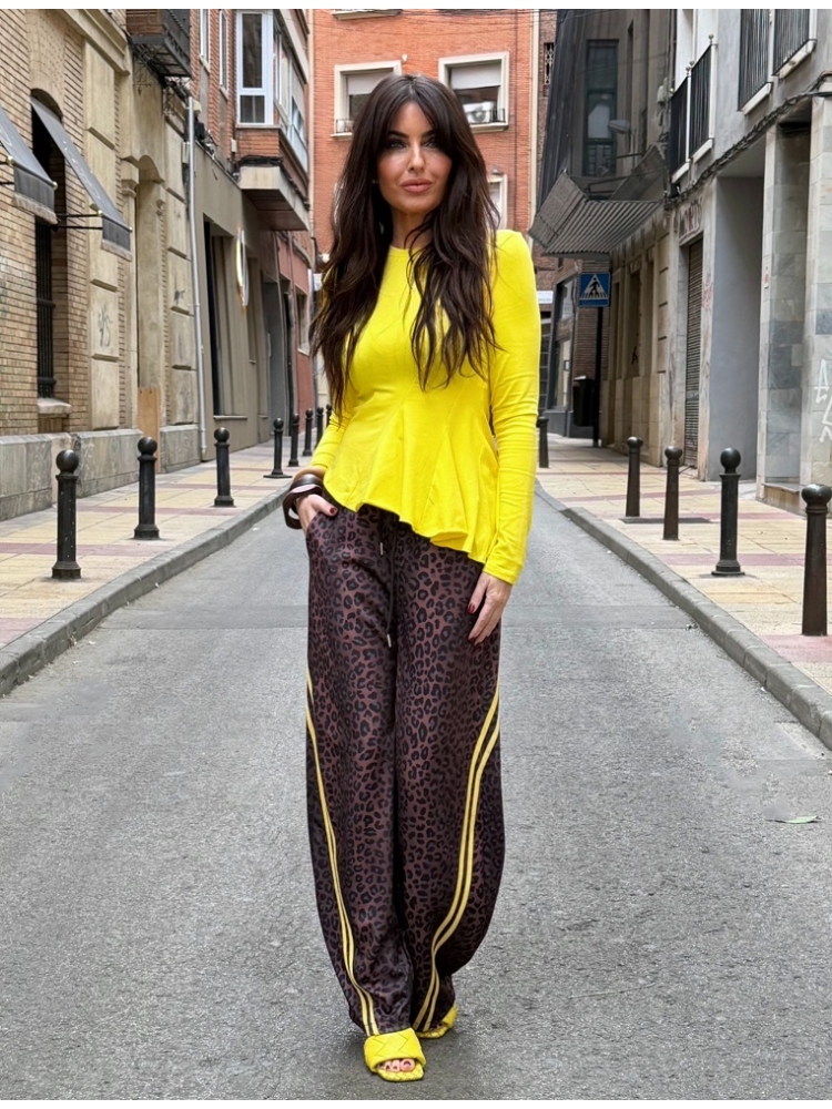 PANTALON LEOPARDO RAYA LATERAL