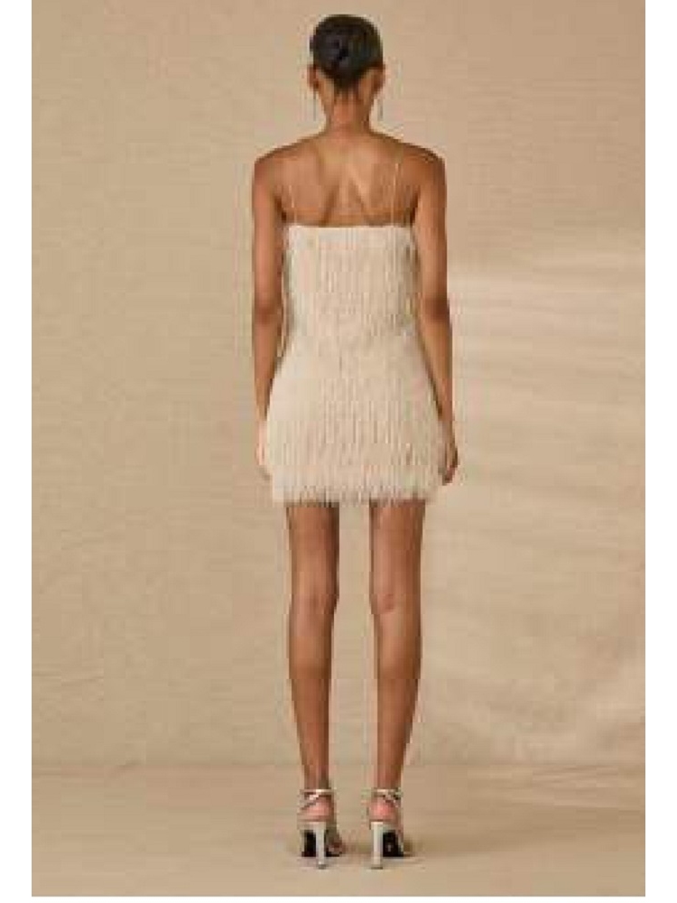 VESTIDO CORTO FLECOS