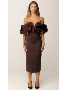 VESTIDO DUQUESA CON CUELLO 3D