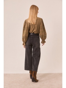 BLUSA VISCOSA MANGAS COMBI CON GUIPUR